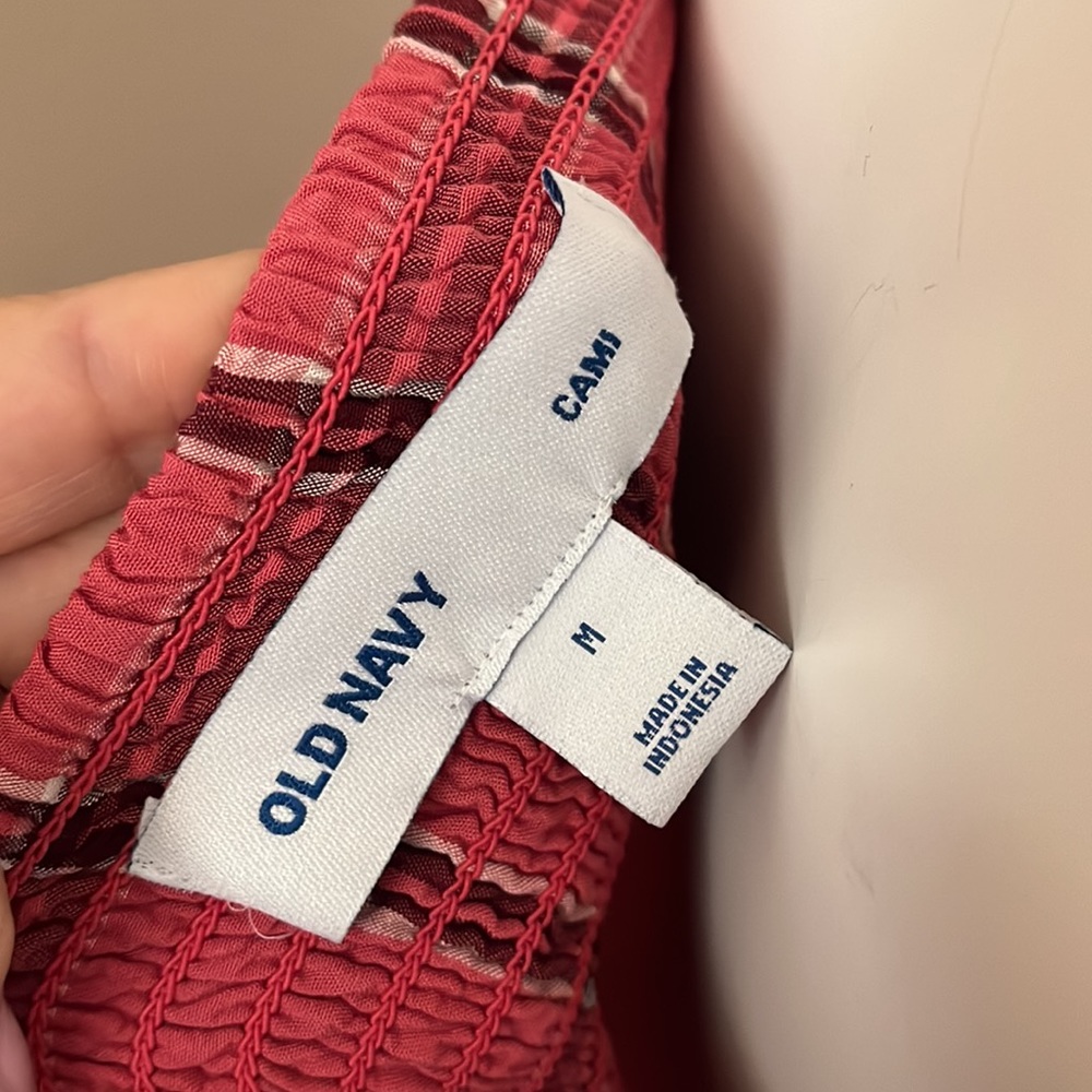 Old Navy pink and black long dress size M - Picture 3 of 5